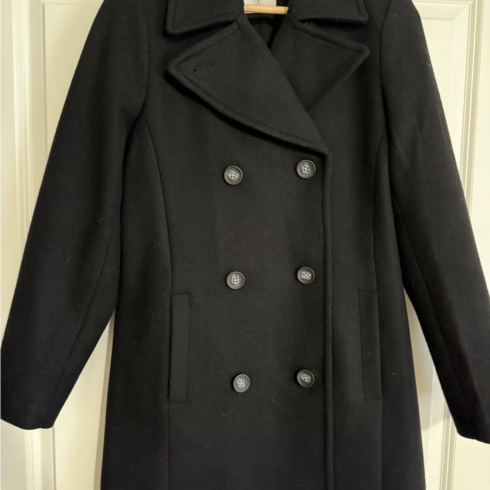 Old Navy Women's Black Peacoat